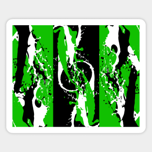 Paint splashes green Magnet